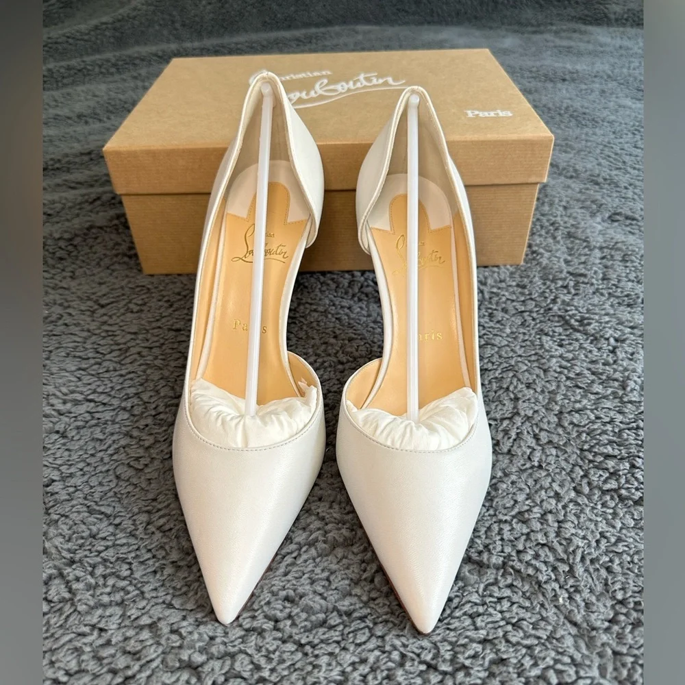 New in box! Christian Louboutin Iriza 85, white size EU 40/US 10